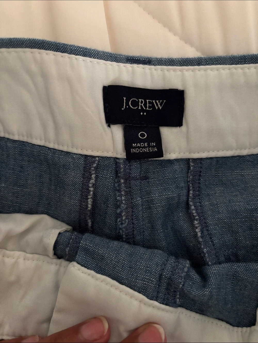 J. Crew Chambray Blue Tailored Shorts